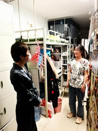 高玲书记看望单独居住学生